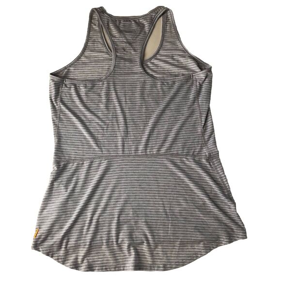 Lucy Tech Women’s Racerback Tank Striped Great White Size Medium - Picture 3 of 11